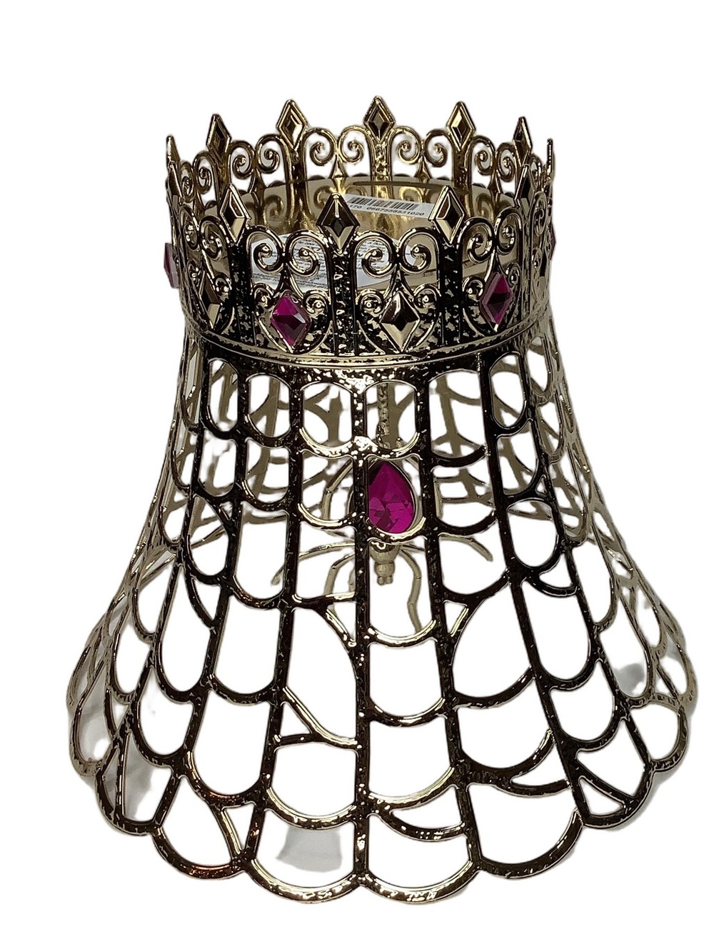 Bath & Body Works Halloween Spider Web Jeweled Candle Holder New